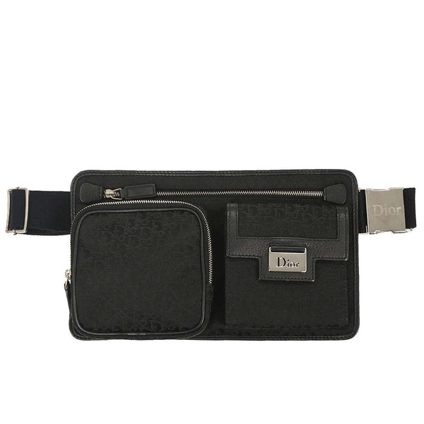 Christian Dior Black Trotter Street Chic Bum Bag