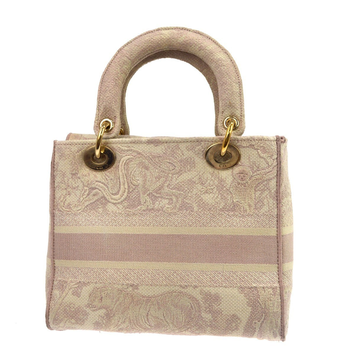 Christian Dior Lady Dior D-Lite Toile de Jouy Hand Bag