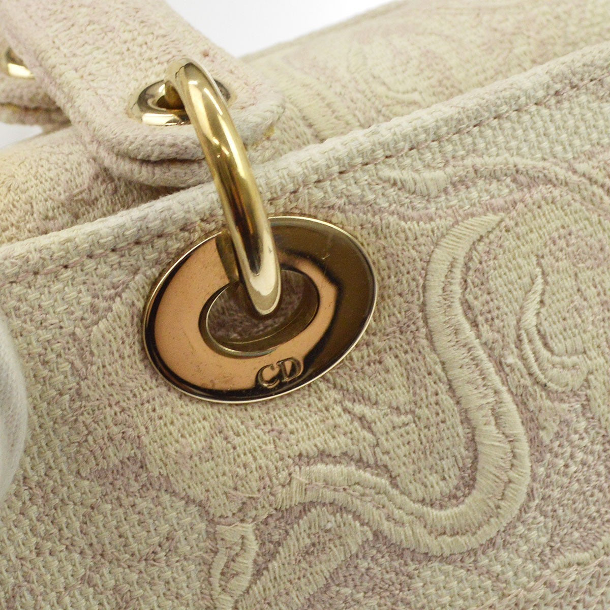 Christian Dior Lady Dior D-Lite Toile de Jouy Hand Bag
