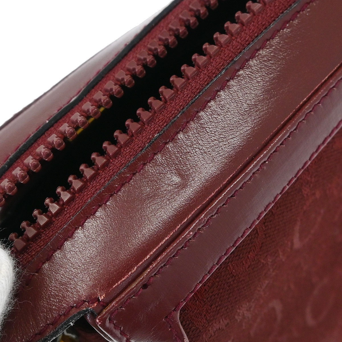 Celine Bordeaux C Macadam Shoulder Bag