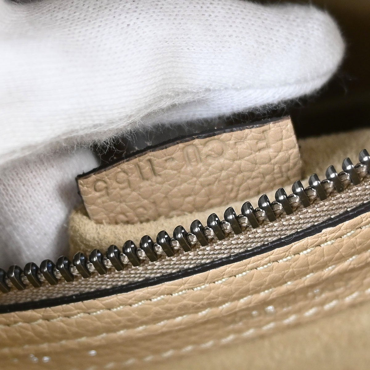 Celine Beige Mini Luggage Tote Bag