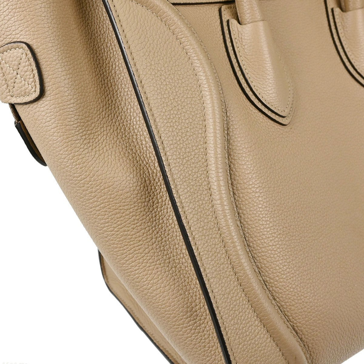 Celine Beige Mini Luggage Tote Bag