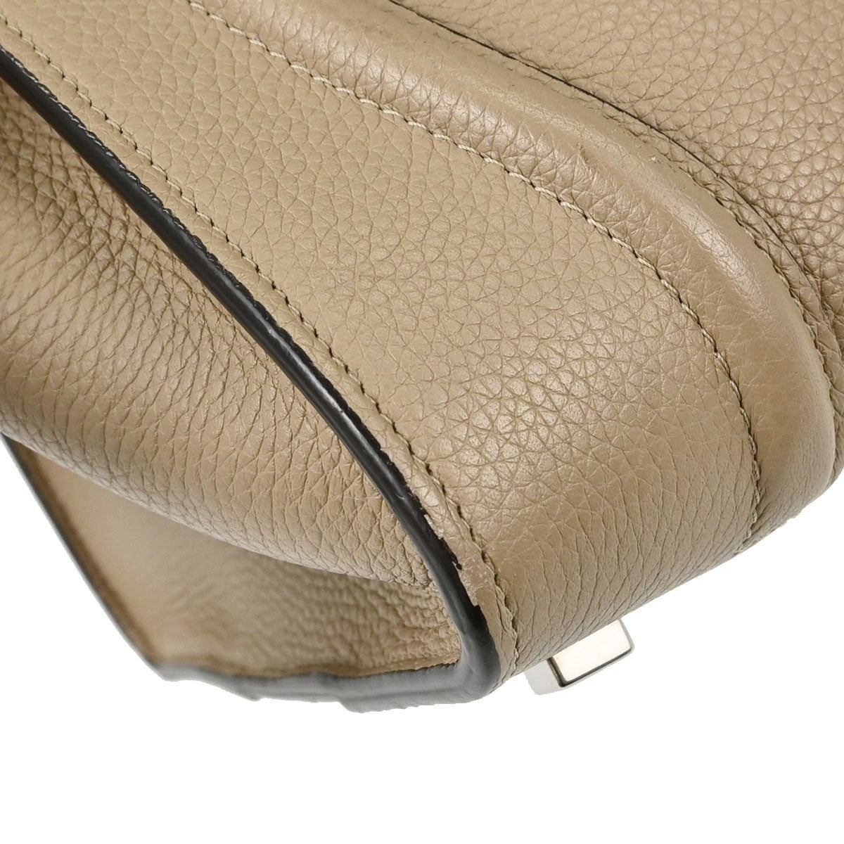 Celine Beige Mini Luggage Tote Bag