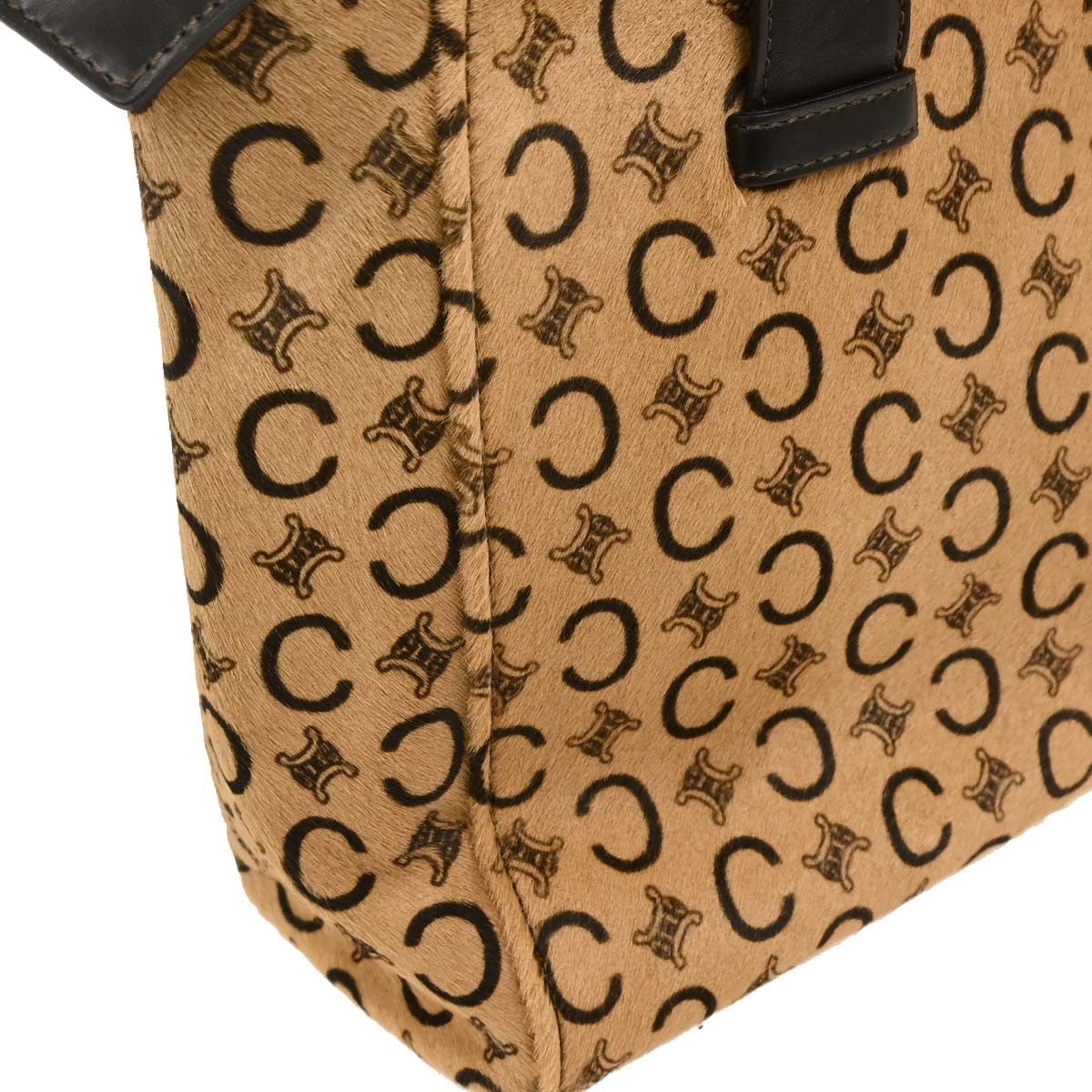 Celine Beige Brown C Macadam Tote Handbag
