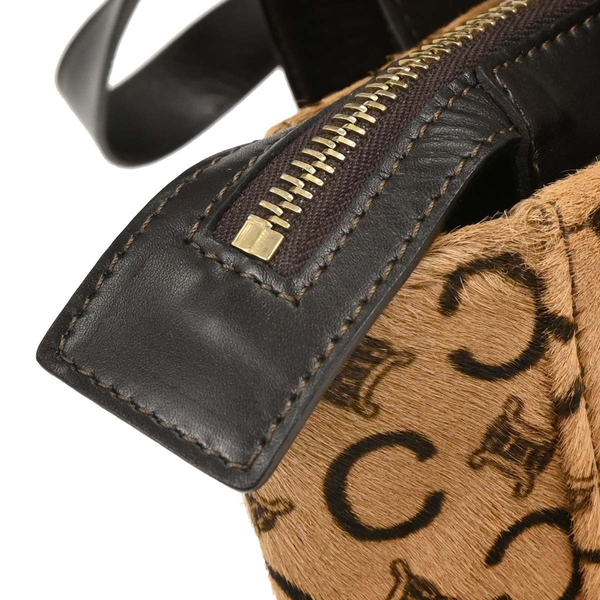 Celine Beige Brown C Macadam Tote Handbag
