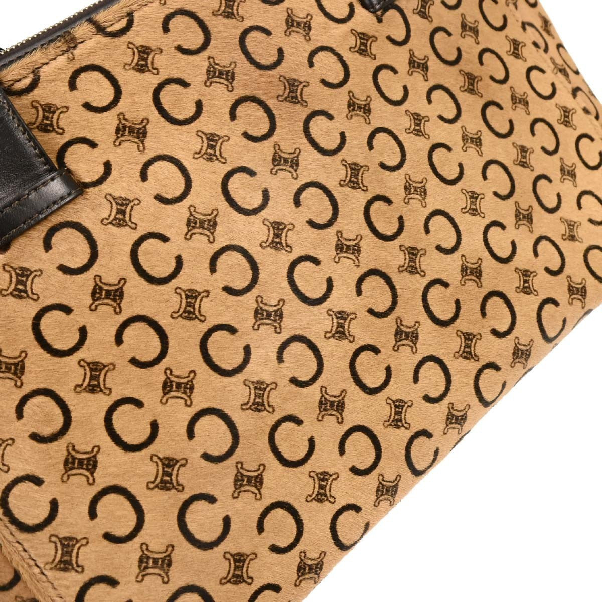 Celine Beige Brown C Macadam Tote Handbag
