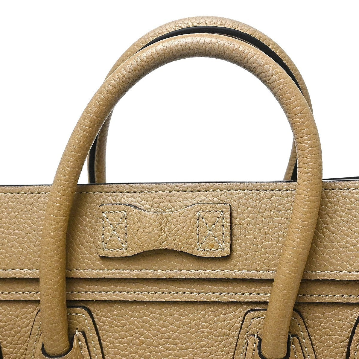 Celine Beige Nano Luggage 2way Tote Bag