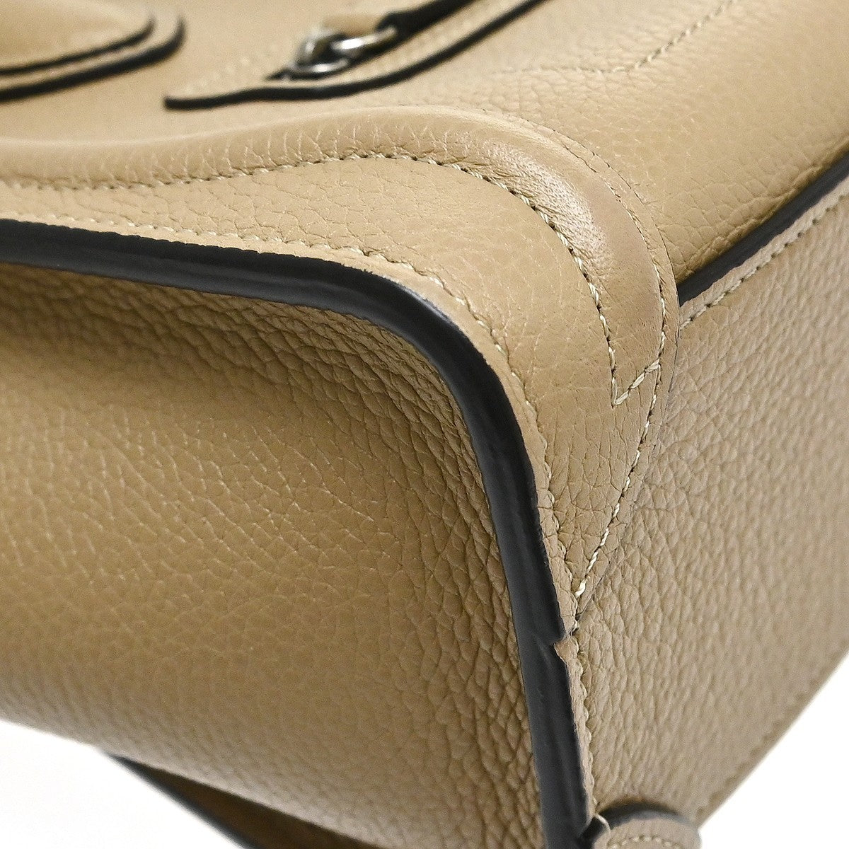 Celine Beige Nano Luggage 2way Tote Bag