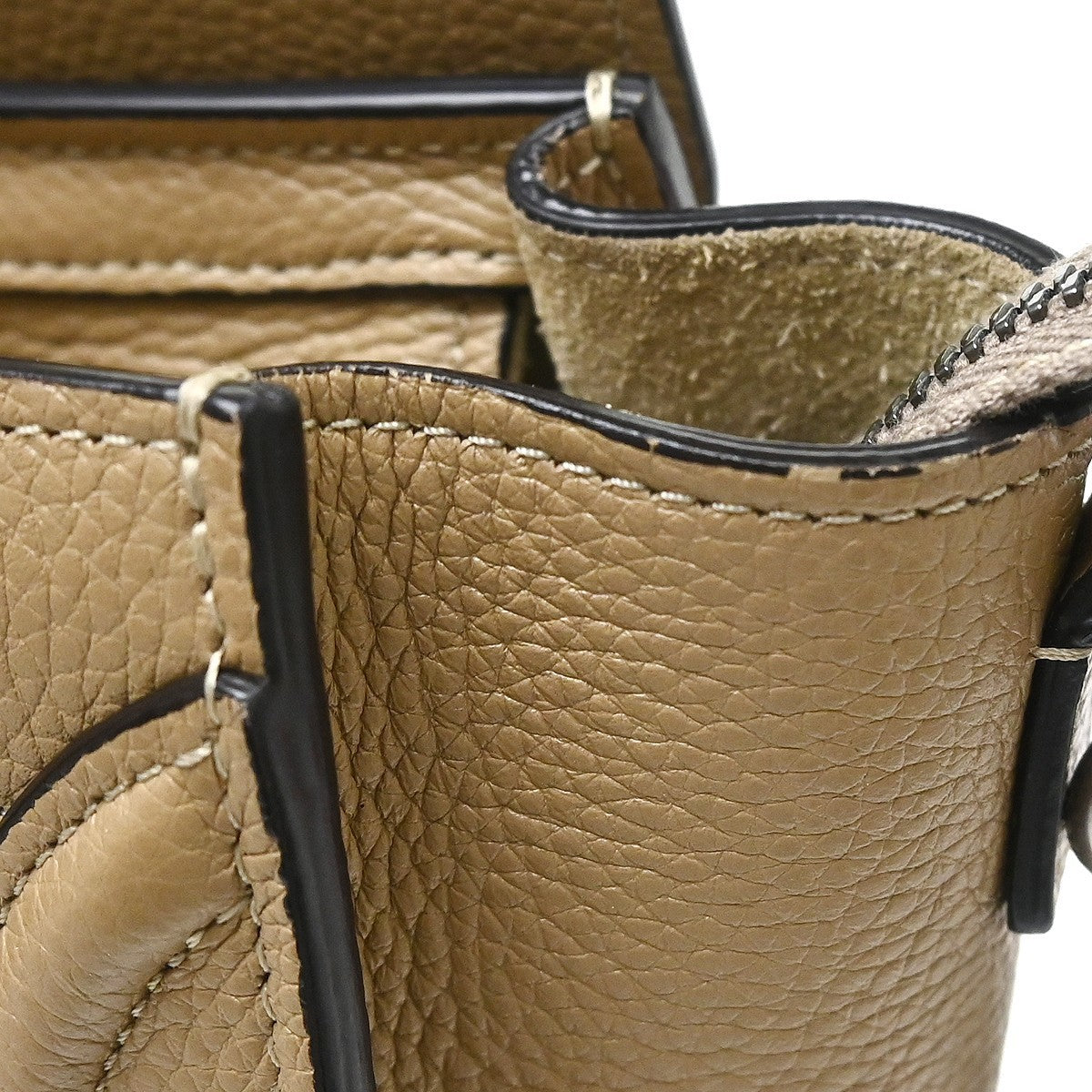 Celine Beige Nano Luggage 2way Tote Bag
