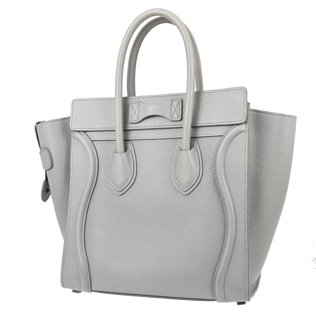 Celine Gray Luggage Micro Tote Handbag