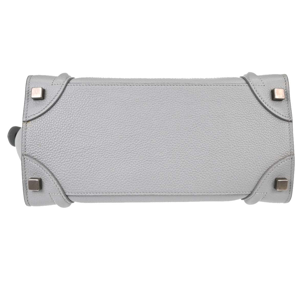 Celine Gray Luggage Micro Tote Handbag