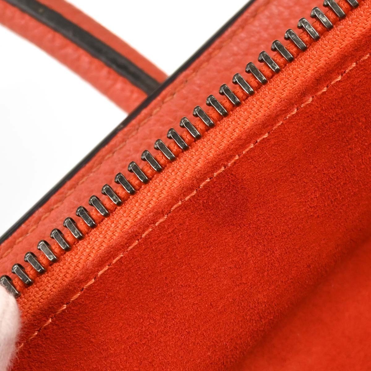 Celine Red Luggage Micro Tote Handbag