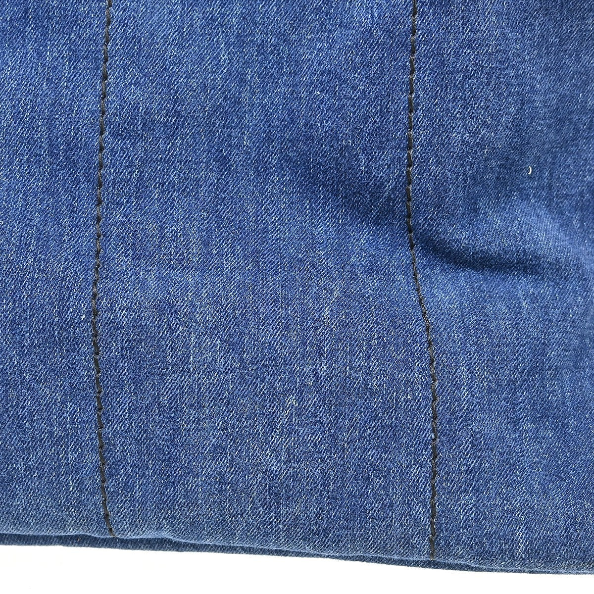 Prada Blue Denim Canapa Tote Handbag