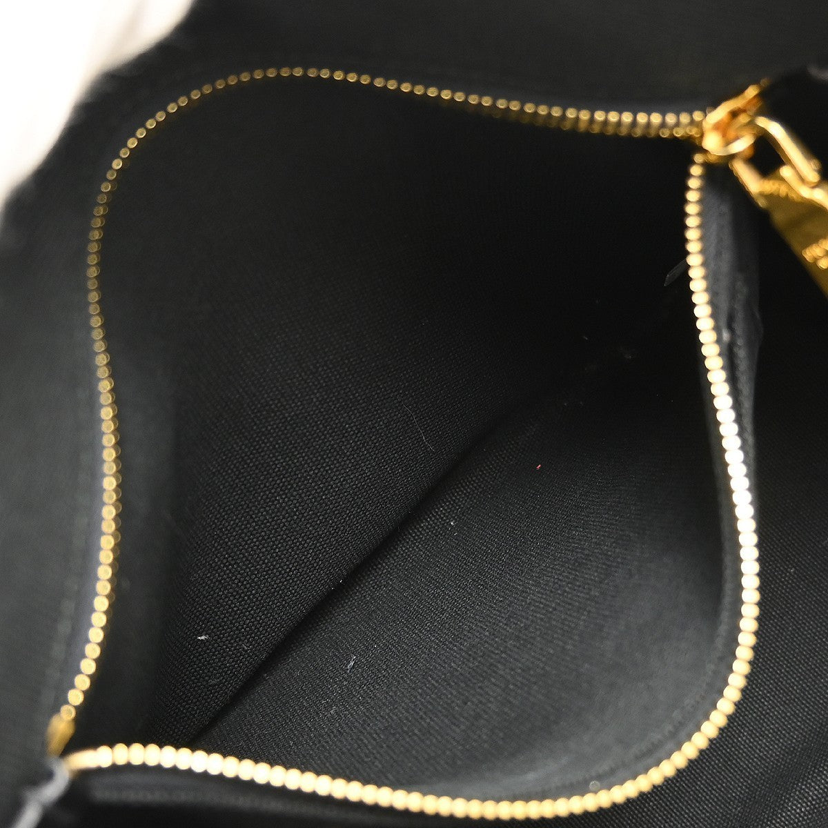 Prada Black Canvas Canapa 2way Tote Handbag