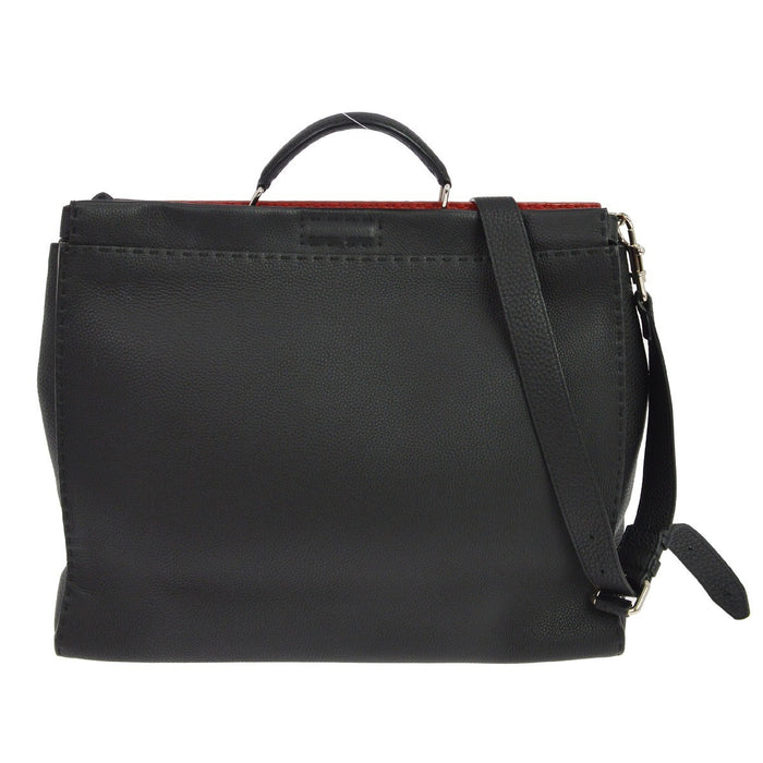 Fendi Black Selleria Peekaboo Fit Handbag