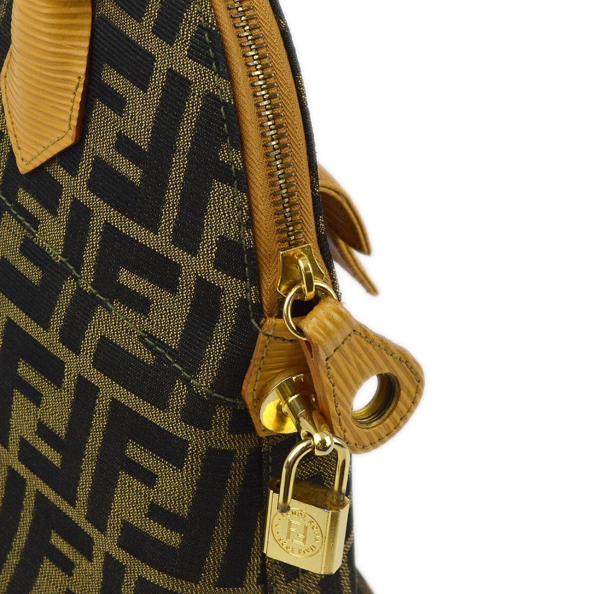 Fendi Brown Zucca 2Way Handbag