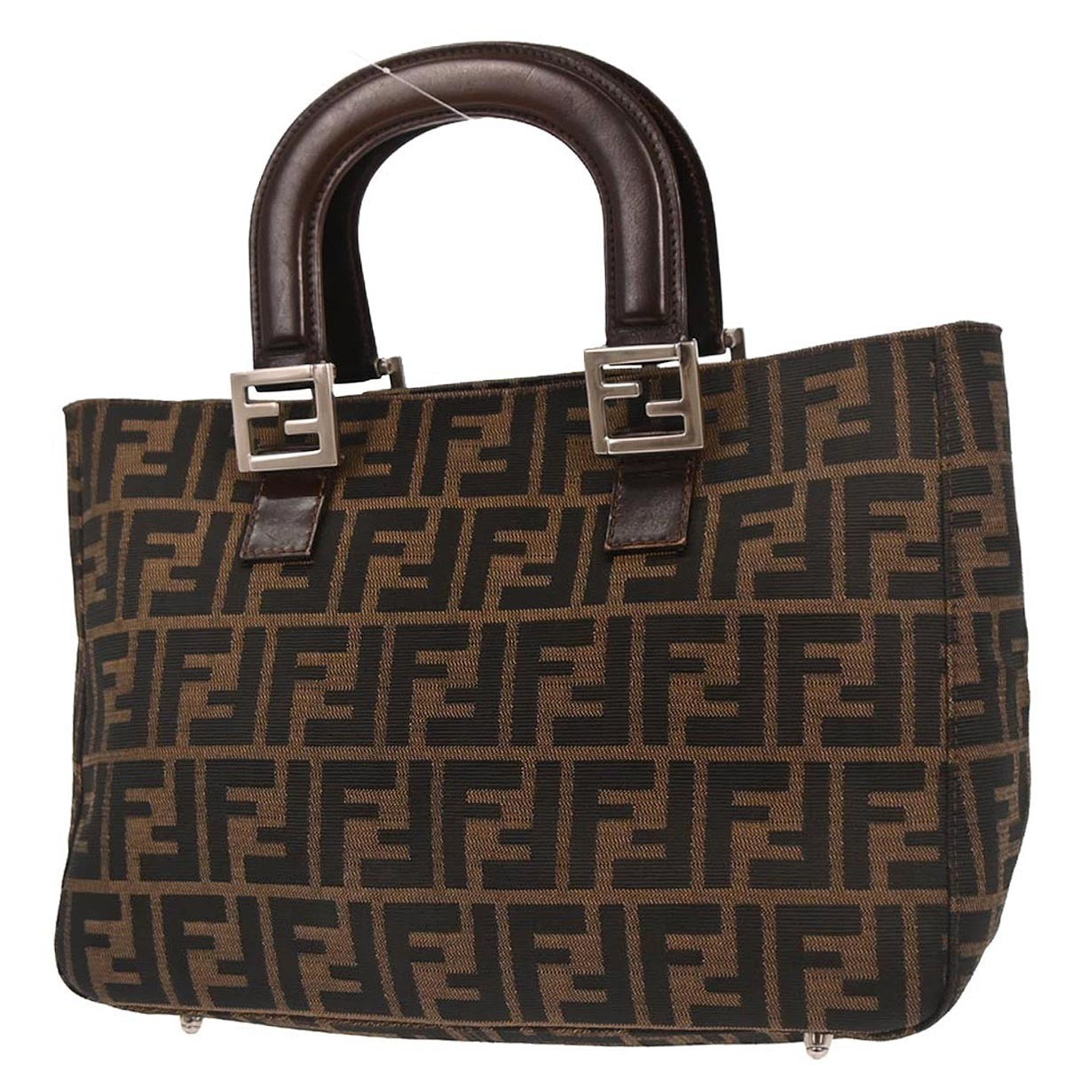 Fendi Brown Zucca Tote Handbag