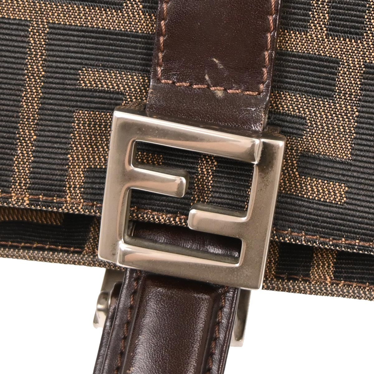 Fendi Brown Zucca Tote Handbag