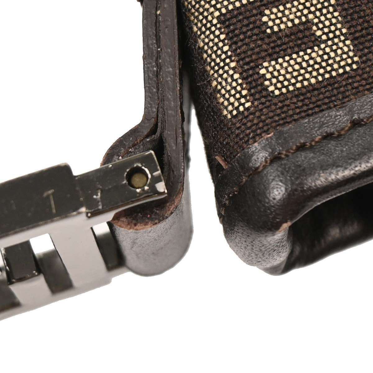 Fendi Brown Zucchino Shoulder Bag