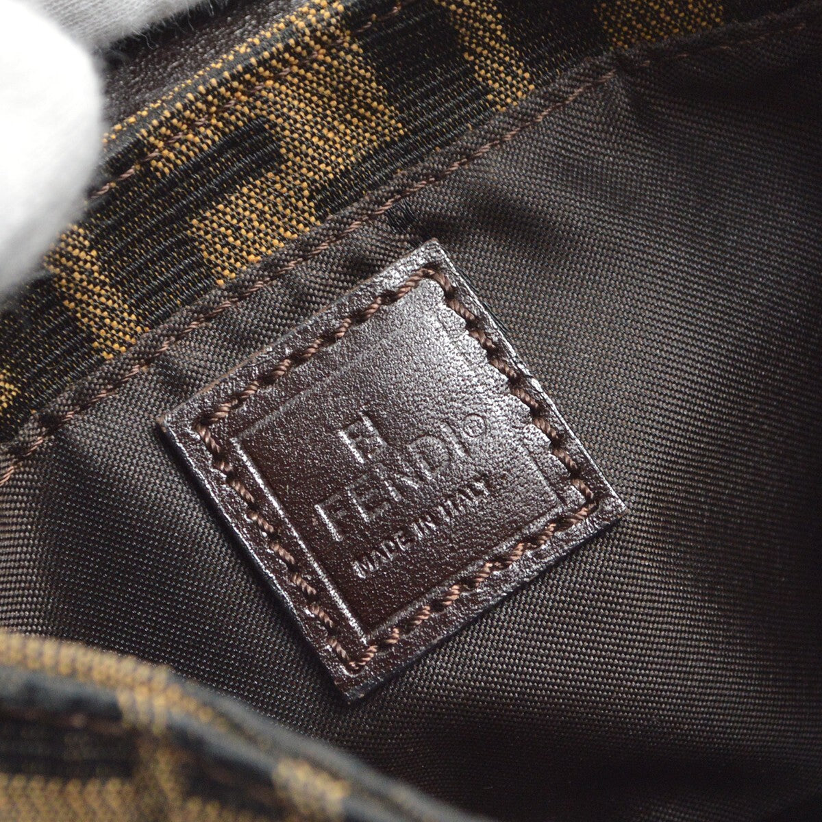 Fendi Brown Zucca Handbag