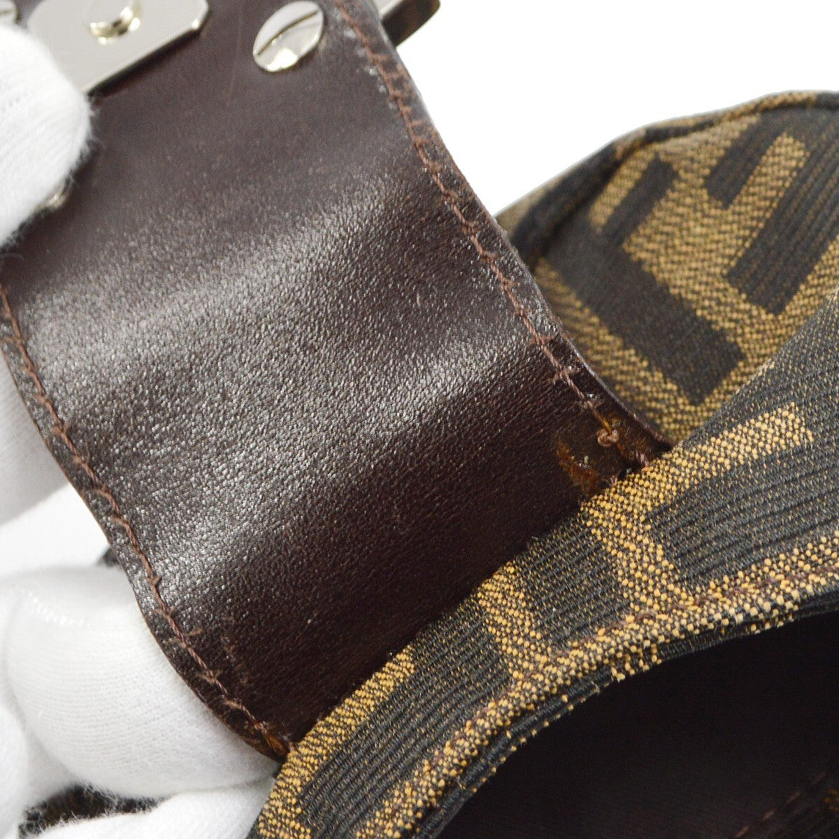 Fendi Brown Zucca Handbag