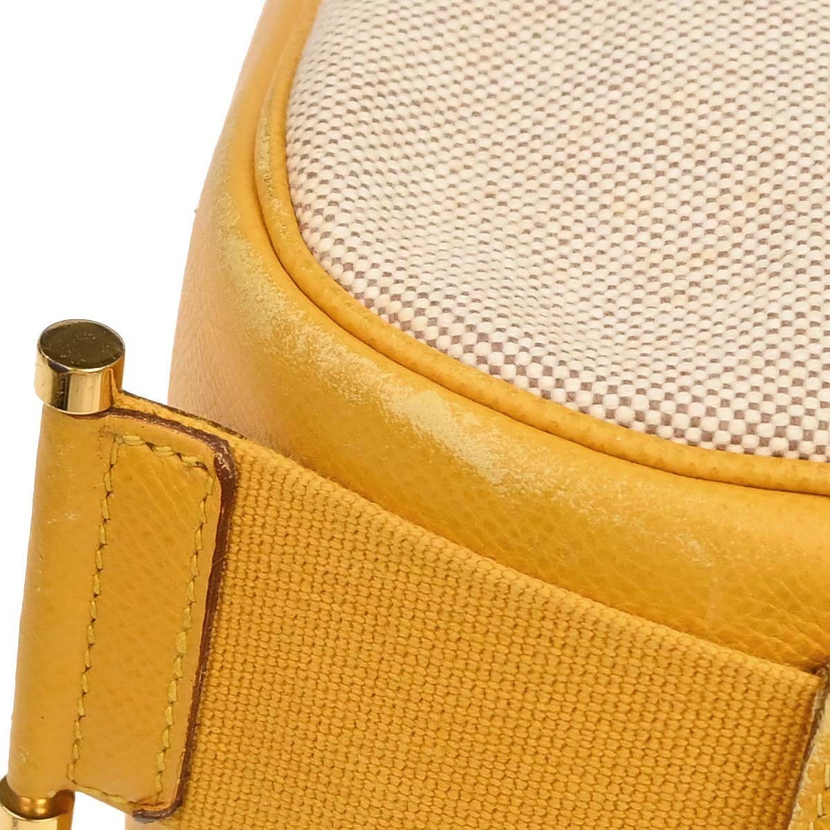 Hermès Beige Jaune Toile H Tsako Shoulder Bag