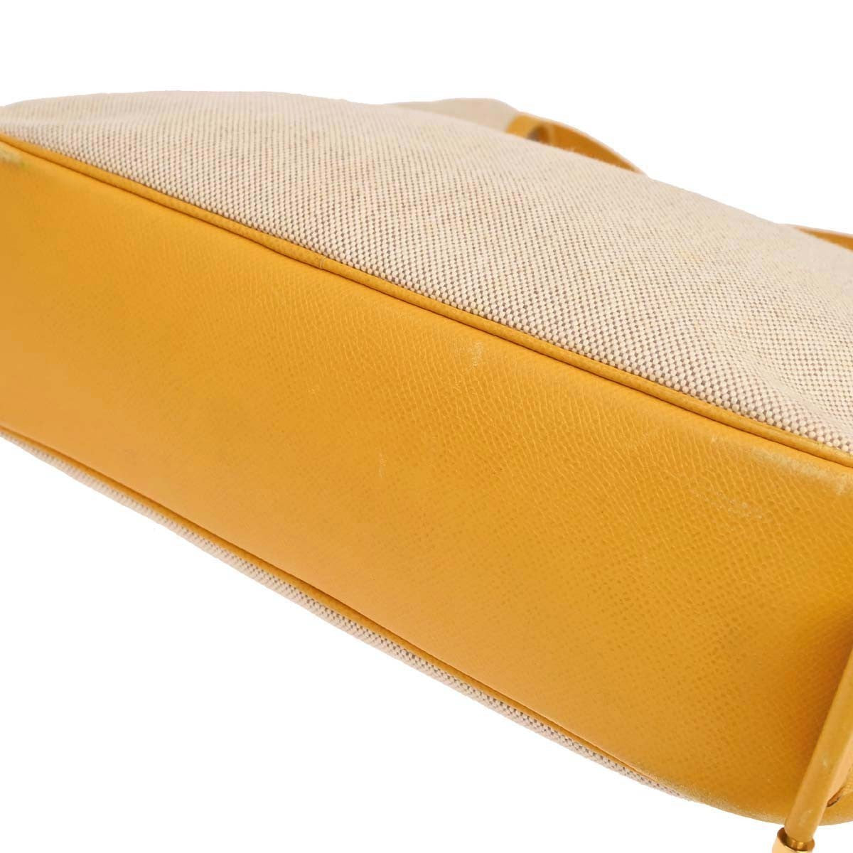 Hermès Beige Jaune Toile H Tsako Shoulder Bag