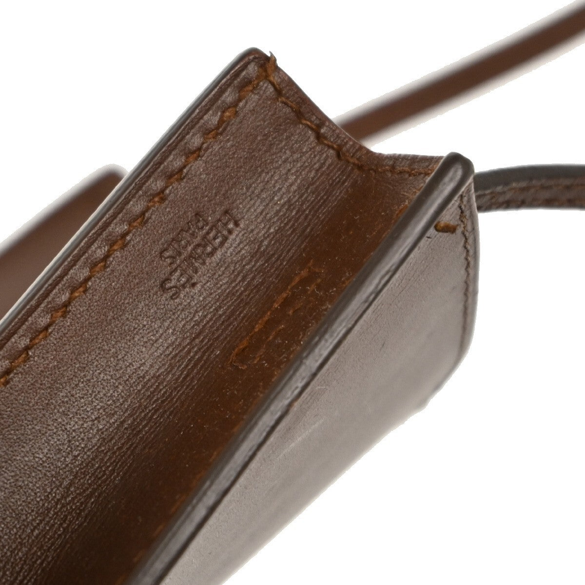 Hermès Havane Box Calf Onimaitou Shoulder Bag Pochette
