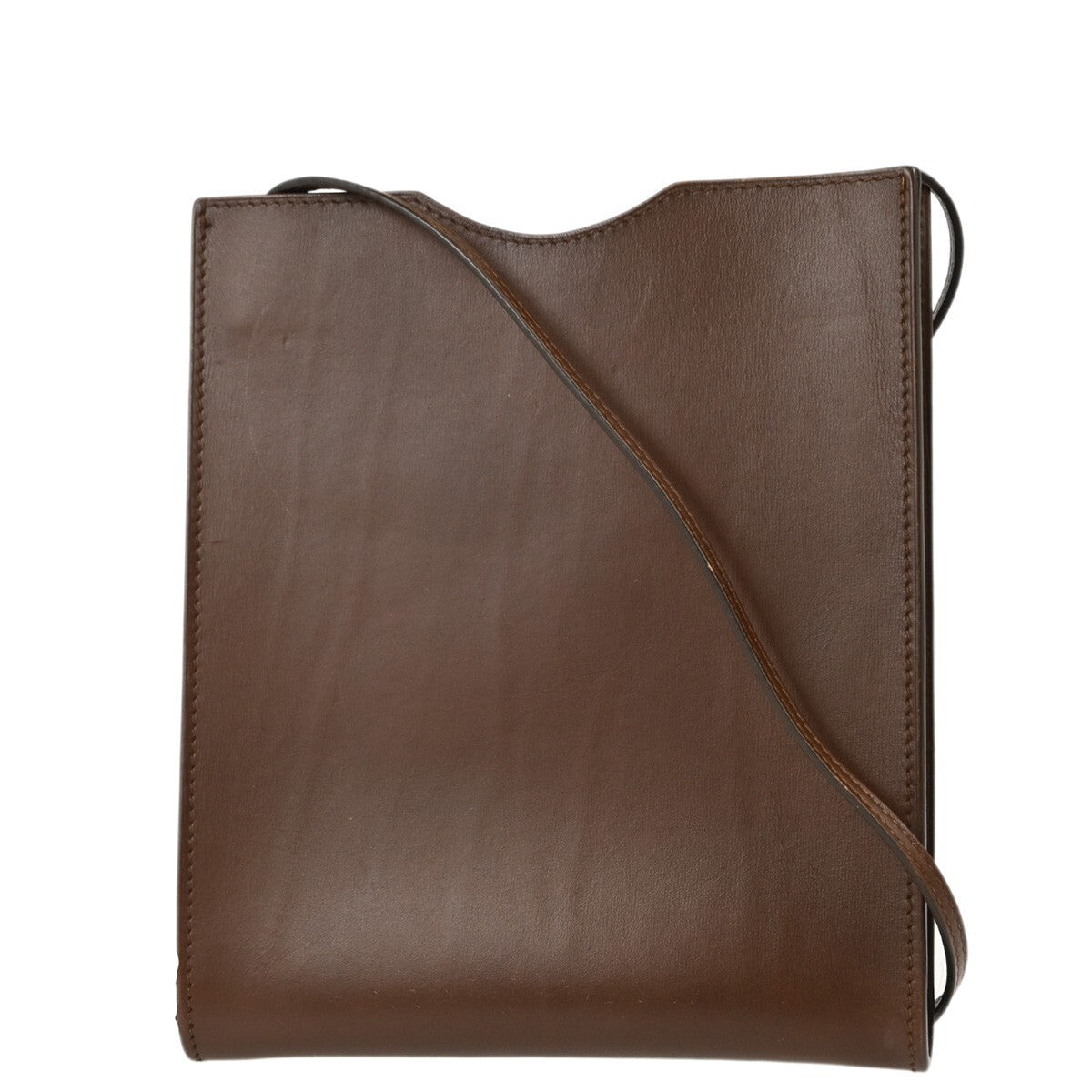 Hermès Havane Box Calf Onimaitou Shoulder Bag Pochette