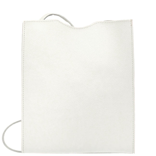 Hermès White Epsom Onimaitou Crossbody Pochette Shoulder Bag