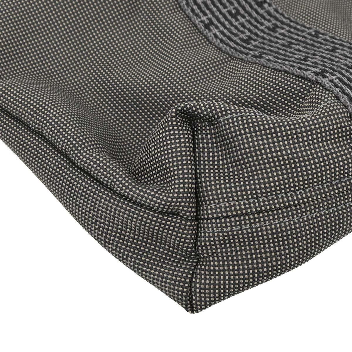 Hermès Gray Canvas Herline Cabas Tote Bag