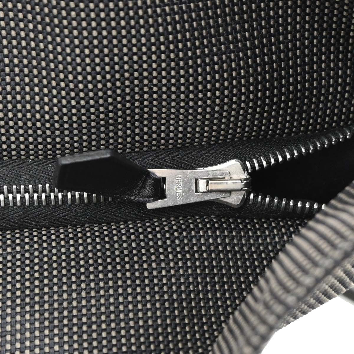 Hermès Gray Canvas Herline Cabas Tote Bag