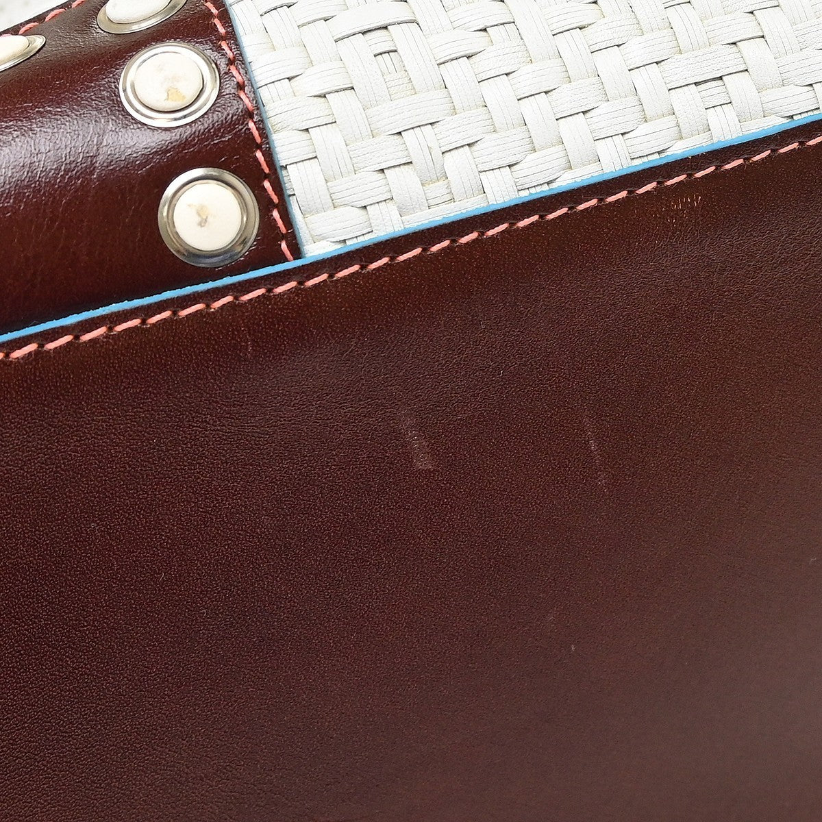 Loewe White Leather Amazona 36 Handbag