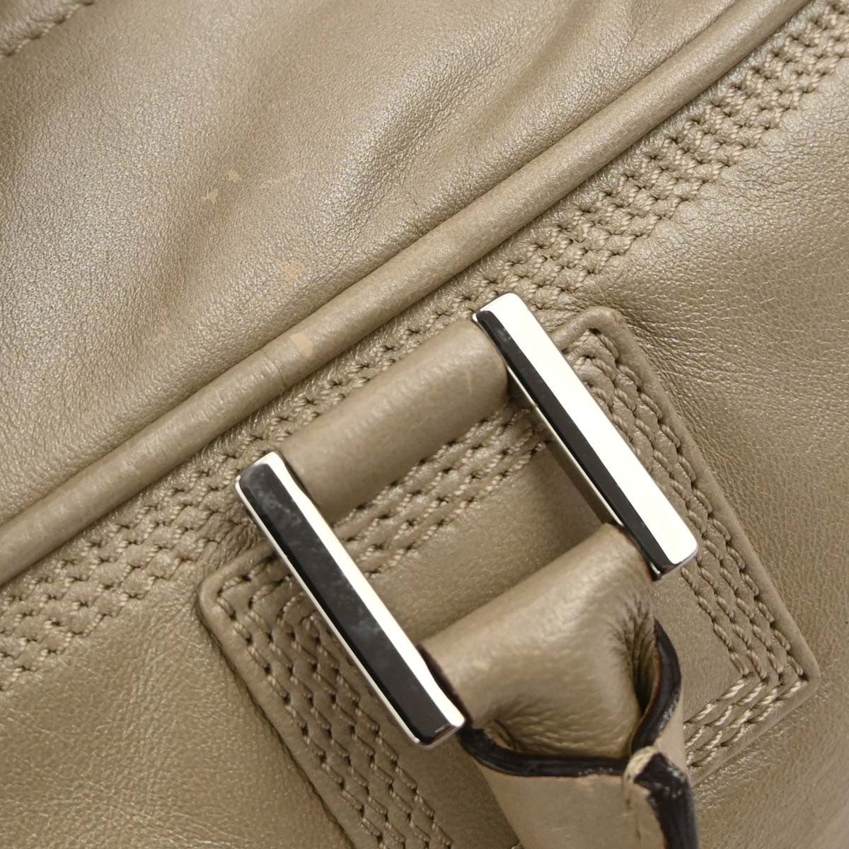 Loewe White Leather Amazona 36 Handbag