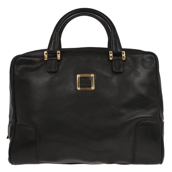 Loewe Black Leather Amazona 32 Handbag