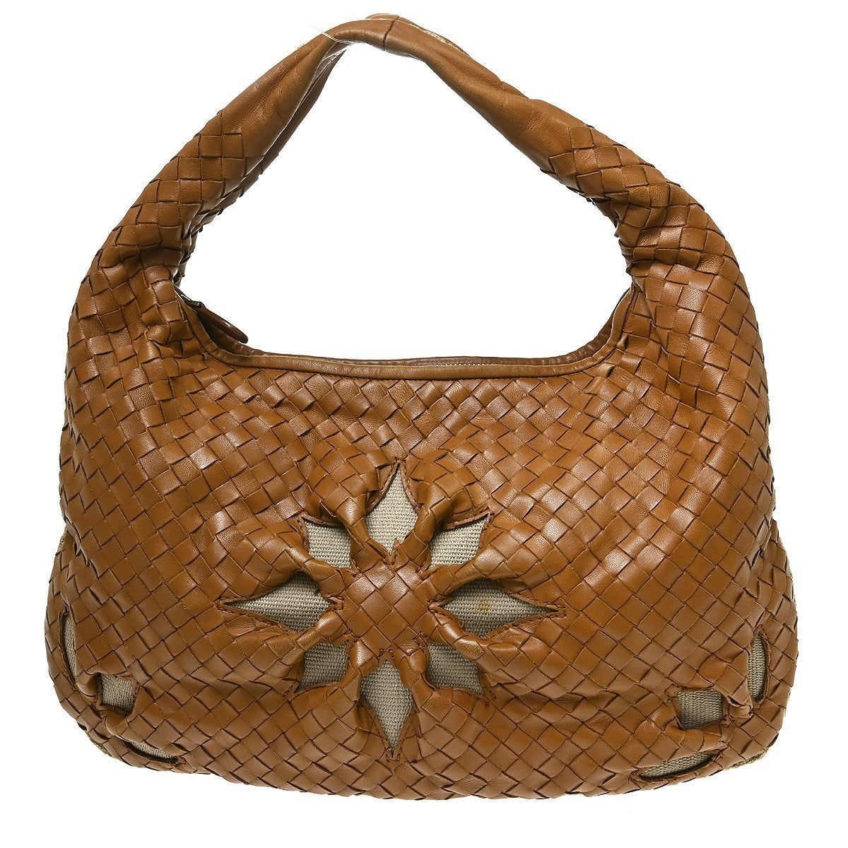Bottega Veneta Brown Intrecciato Hobo Handbag