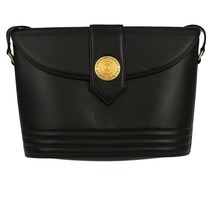 Saint Laurent Black Leather Shoulder Bag