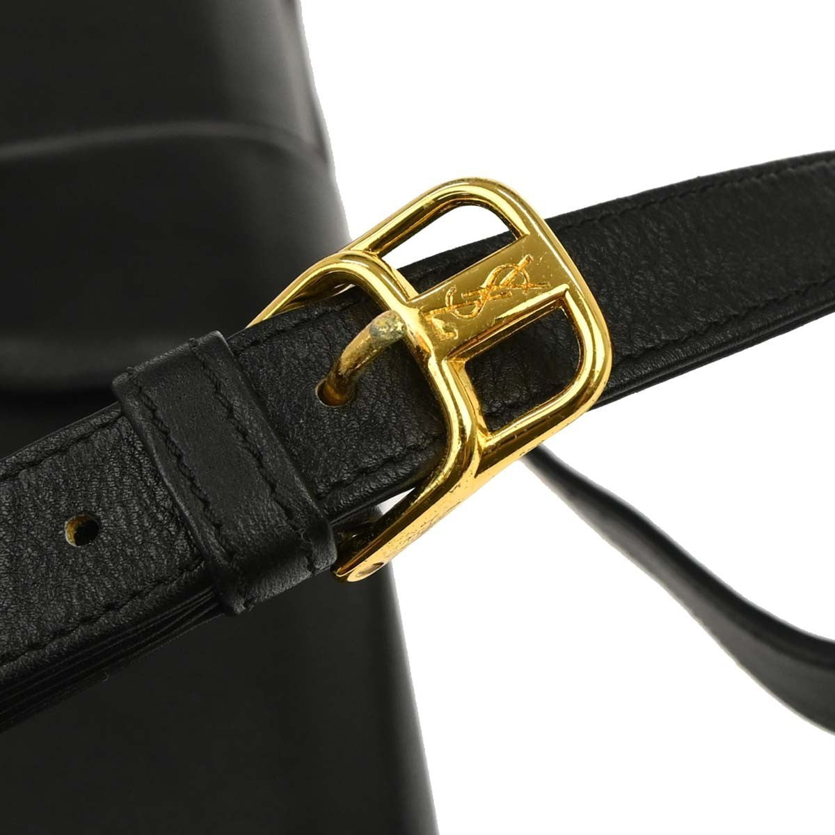 Saint Laurent Black Leather Shoulder Bag