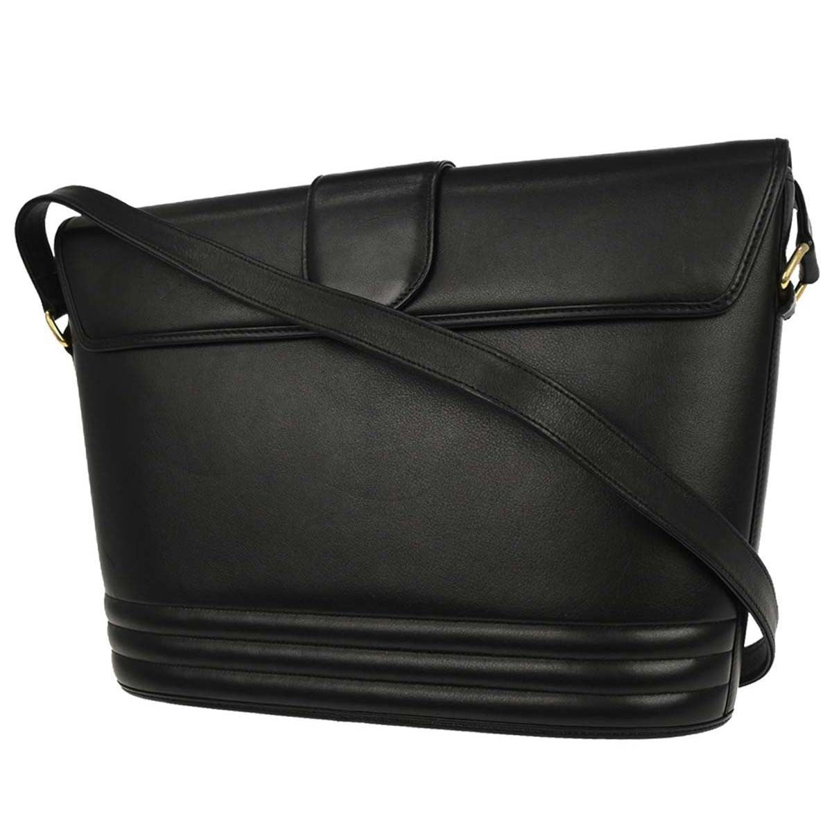 Saint Laurent Black Leather Shoulder Bag