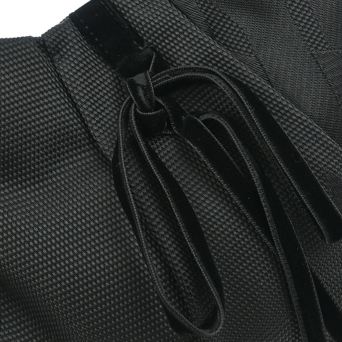 Saint Laurent Black Nylon Rive Gauche Shoulder Bag