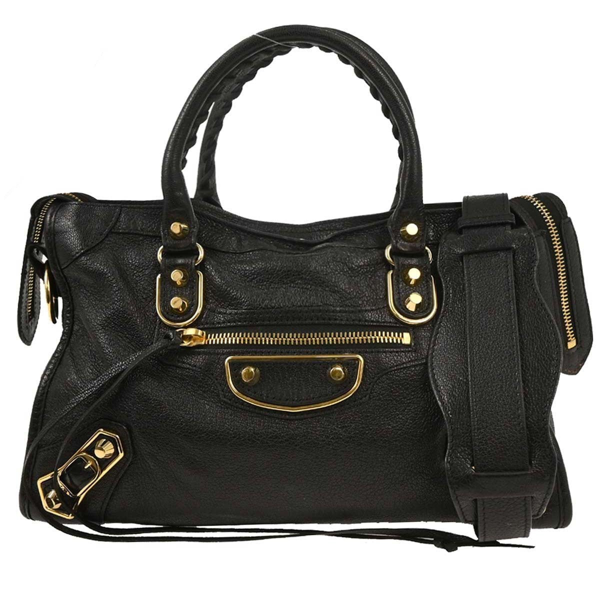 Balenciaga Black City Small Handbag