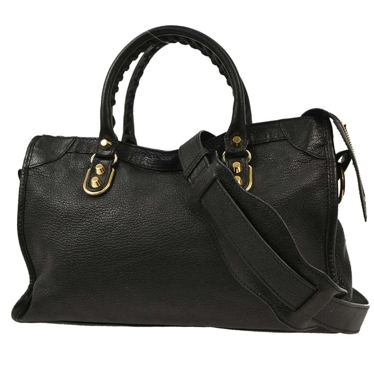 Balenciaga Black City Small Handbag