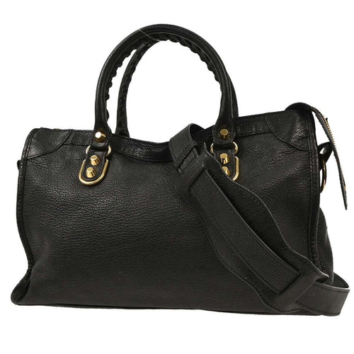 Balenciaga Black City Small Handbag