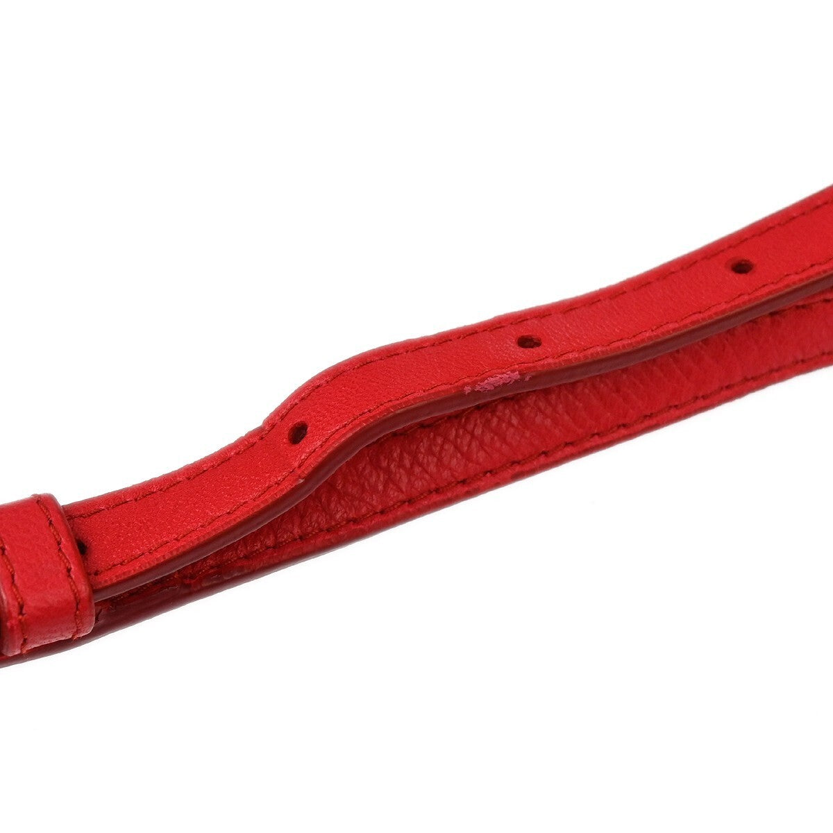 Miu Miu Red Lambskin Matelasse Crossbody Bag