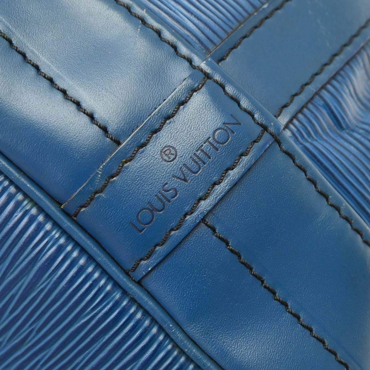 Louis Vuitton Blue Epi Noe Shoulder Bag