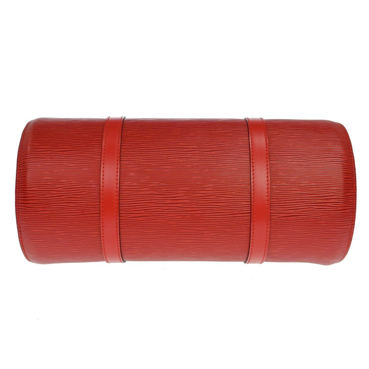 Louis Vuitton Red Epi Soufflot Handbag